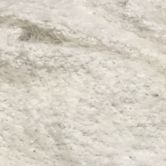 Hollister XS/S White Shimmer Sweater Cardigan - Picture 4 of 4